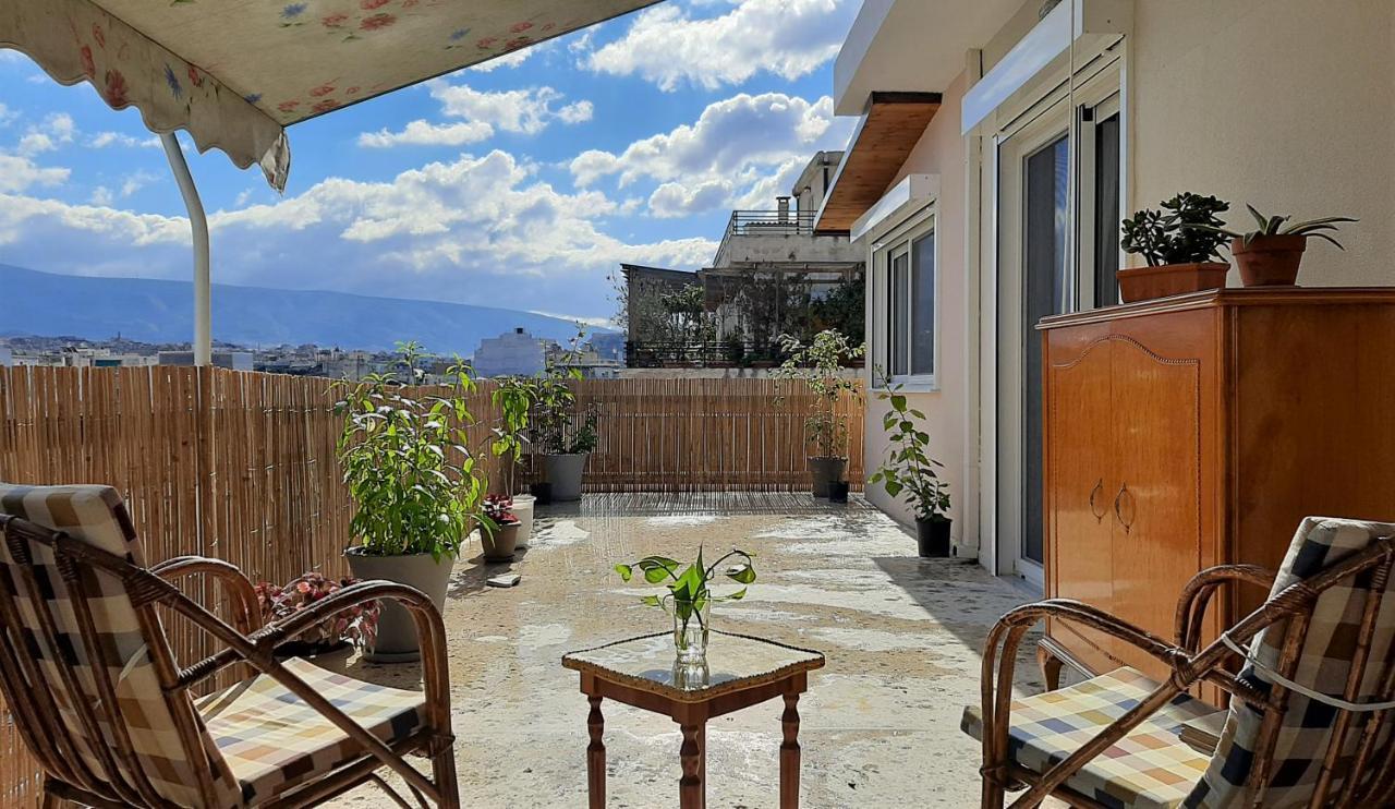 Ferienwohnung Sunshine Penthouse Athen Exterior foto