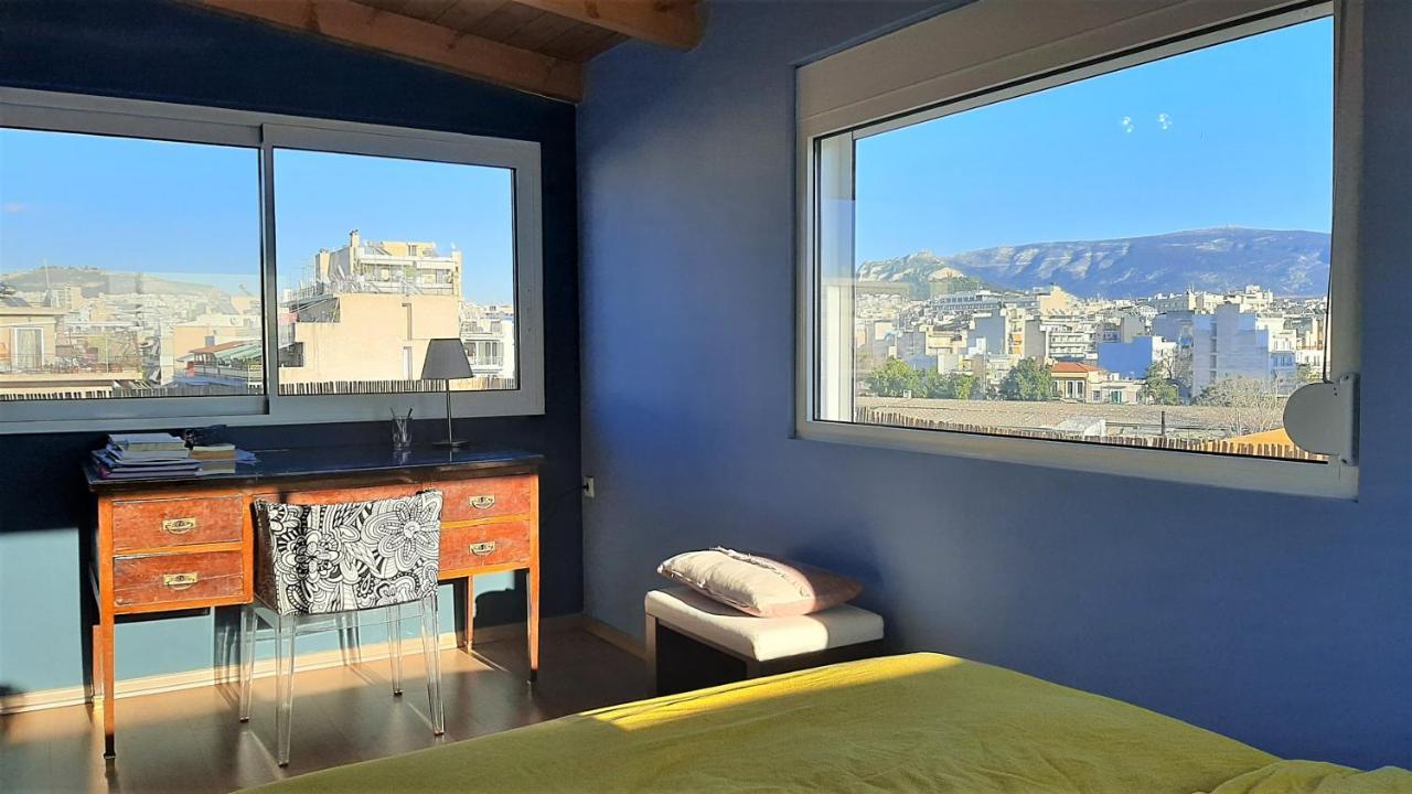 Ferienwohnung Sunshine Penthouse Athen Exterior foto